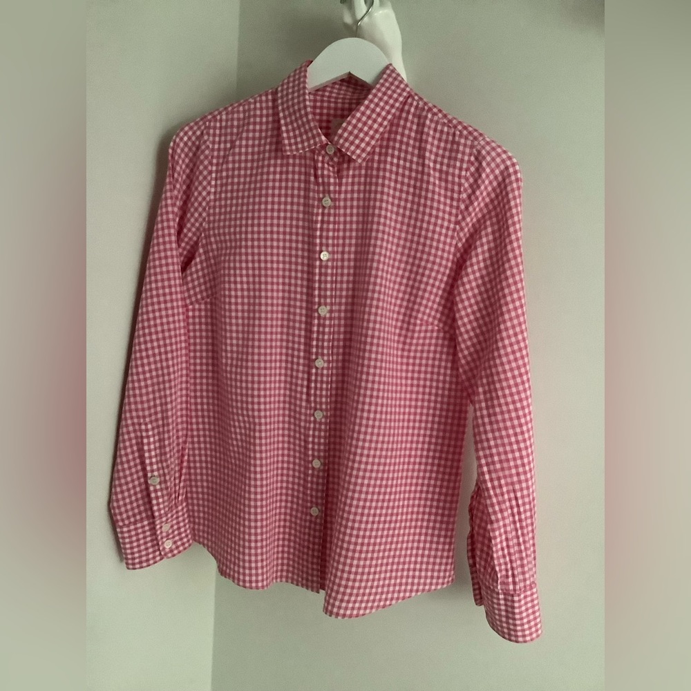 Pink Gingham Shirt